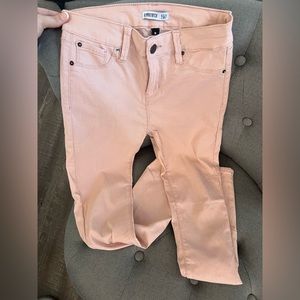 YMI Hyperstretch Mid Rise Jean Light Pink